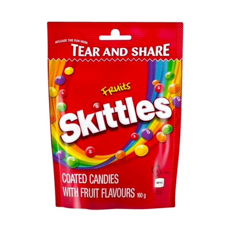 Skittles Fruits Caramelle alla Frutta 160g – EATinerando