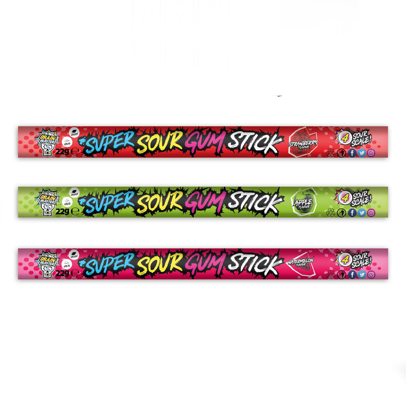 Brain Blasterz Super Sour Gum Stick