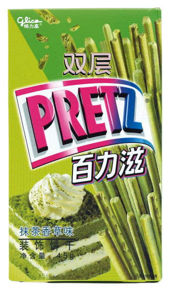 Glico Pretz Bastoncini al Matcha