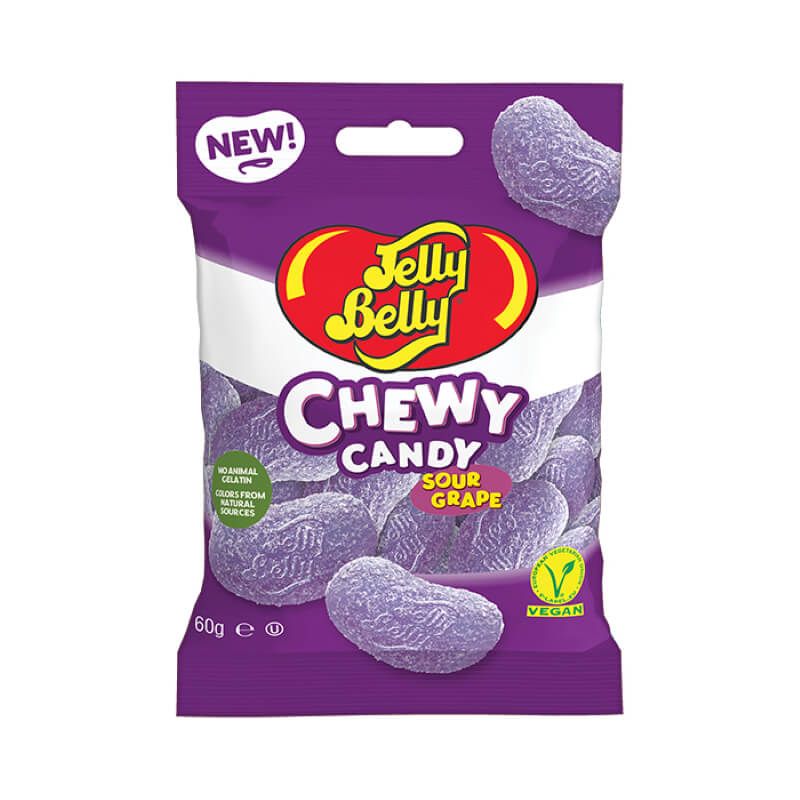 Jelly Belly Chewy Candy Grape Sours Caramelle Gommose all&