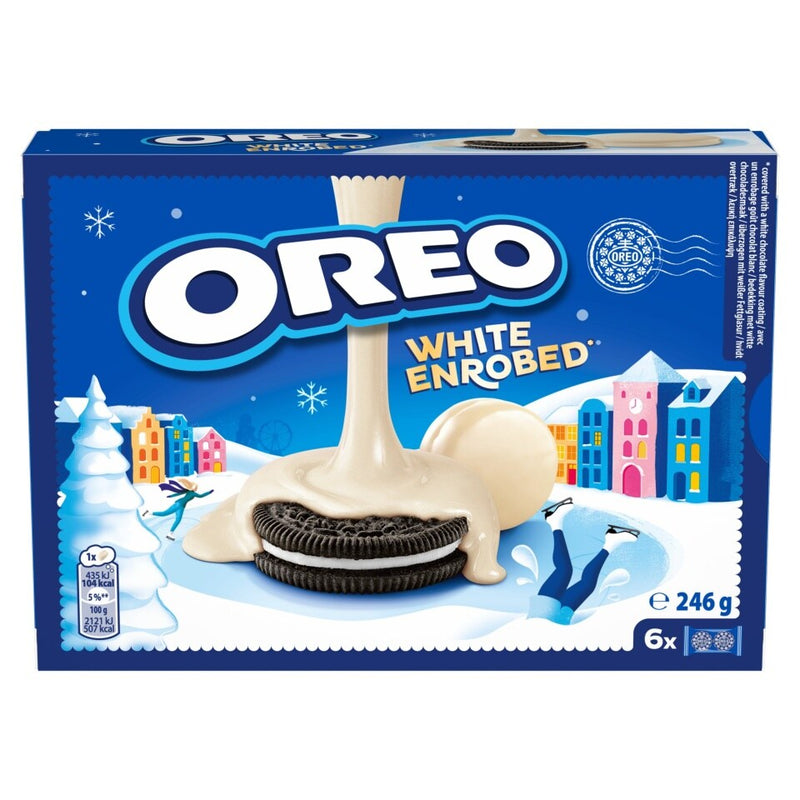 Oreo Biscotti Ricoperti di Cioccolato Bianco 12pz