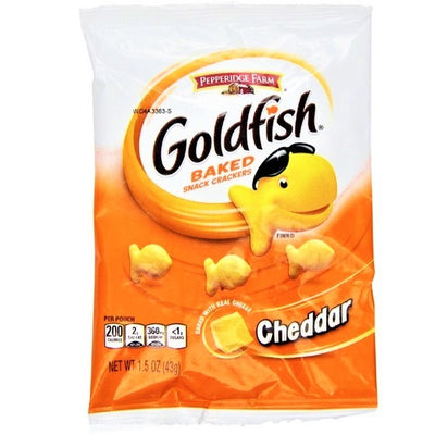 PEPPERIDGE FARM GOLDFISH CRACKER AL CHEDDAR - America & USA, America / Salati e snack, Stati Uniti, Tutto il cibo, Tutto il cibo / Snack salati - pepperidge-farm-goldfish-cracker-al-cheddar - EATinerando.net