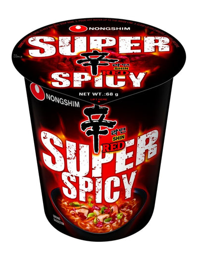 NONGSHIM RAMEN CUP SUPER SPICY RED - Corea, Oriente & Giappone, Oriente / Ramen zuppe e riso, Tutto il cibo, Tutto il cibo / Pasta riso ramen e zuppe - nongshim-ramen-cup-super-spicy-red - EATinerando.net