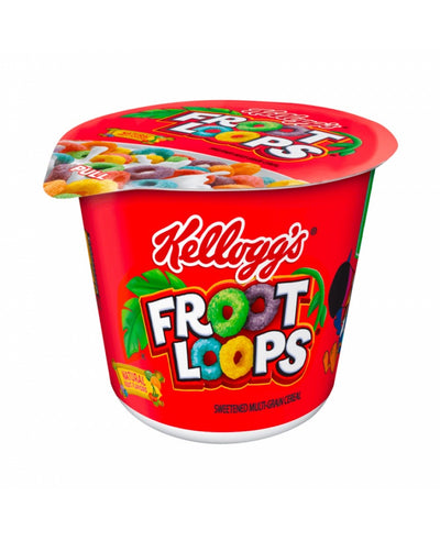 KELLOGG'S CEREALI FROOT LOOPS MONOPORZIONE - America & USA, America / Dolci e biscotti, Stati Uniti, Tutto il cibo, Tutto il cibo / Dolci golosi - kelloggs-cereali-froot-loops-monoporzione - EATinerando.net