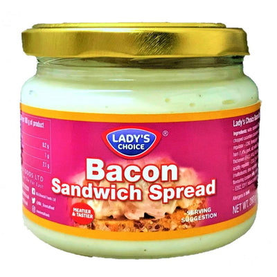 LADY'S CHOICE CREMA SPALMABILE AL BACON - Europa & Resto del Mondo, Europa & Resto del Mondo / Spezie e condimenti, Regno Unito, Tutto il cibo, Tutto il cibo / Salse spezie e condimenti - ladys-choice-crema-spalmabile-al-bacon - EATinerando.net