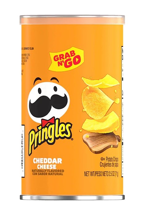 PRINGLES CHEDDAR CHEESE GRAB & GO - America & USA, America / Salati e snack, Stati Uniti, Tutto il cibo, Tutto il cibo / Snack salati - pringles-cheddar-cheese-grab-go - EATinerando.net