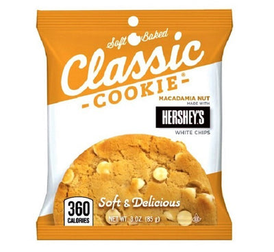 CLASSIC COOKIE CON NOCI MACADAMIA E CIOCCOLATO BIANCO HERSHEY'S - America & USA, America / Dolci e biscotti, San Valentino, Stati Uniti, Tutto il cibo, Tutto il cibo / Dolci golosi - classic-cookie-con-noci-macadamia-e-cioccolato-bianco-hersheys - EATinerando.net