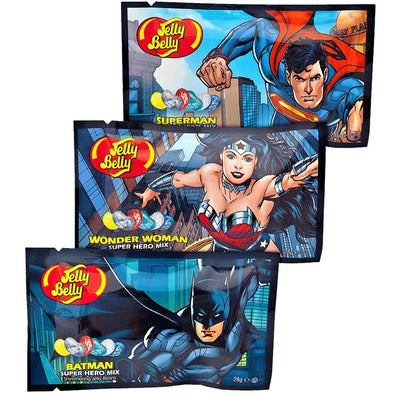 JELLY BELLY BEANS CARAMELLE MIX SUPERHEROS - America & USA, America / Dolci e biscotti, Stati Uniti, Tutto il cibo, Tutto il cibo / Dolci golosi - jelly-belly-beans-caramelle-mix-superheros - EATinerando.net