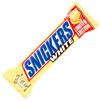 SNICKERS AL CIOCCOLATO BIANCO CONFEZIONE 10 PEZZI - America & USA, America / Dolci e biscotti, Cioccolata, Stati Uniti, Tutto il cibo, Tutto il cibo / Dolci golosi - snickers-al-cioccolato-bianco-confezione-10-pezzi - EATinerando.net