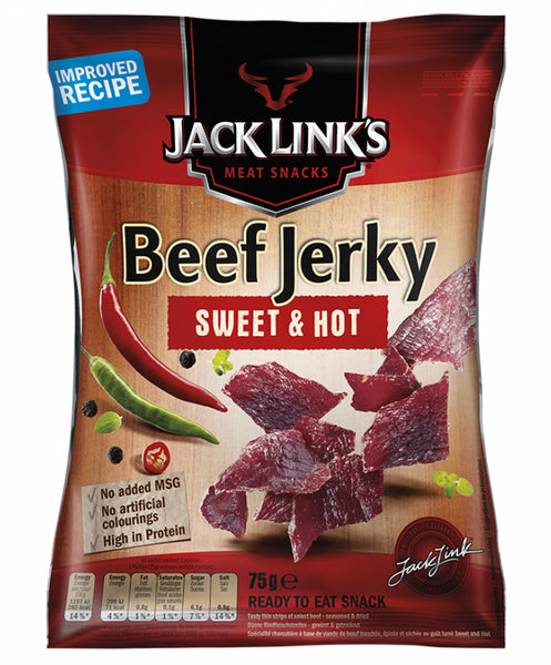 Jack Link's Carne Secca Beef Jerky Dolce e Piccante – EATinerando