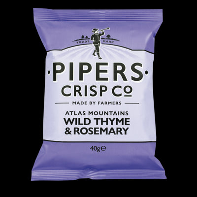 PIPERS CRISP AL TIMO SELVATICO E ROSMARINO - Europa, Europa & Resto del Mondo, Europa & Resto del Mondo / Salati e snack, Regno Unito, Tutto il cibo, Tutto il cibo / Snack salati - pipers-crisp-al-timo-selvatico-e-rosmarino - EATinerando.net