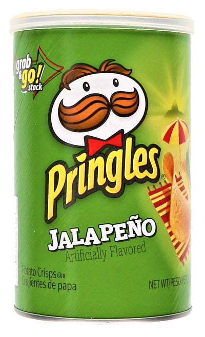 PRINGLES PATATINE GUSTO JALAPEÑO GRAB & GO - America & USA, America / Salati e snack, Stati Uniti, Tutto il cibo, Tutto il cibo / Snack salati - pringles-patatine-gusto-jalapeno-grab-go - EATinerando.net