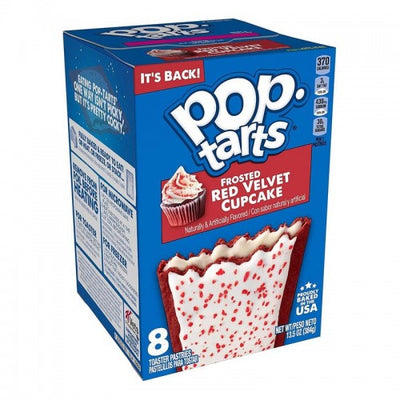 Kellogg's Pop Tarts Red Velvet Cupcake conf. grande - America & USA, America / Dolci e biscotti, Stati Uniti, Tutto il cibo, Tutto il cibo / Dolci golosi - pop-tarts-gusto-red-velvet-cupcake - EATinerando.net