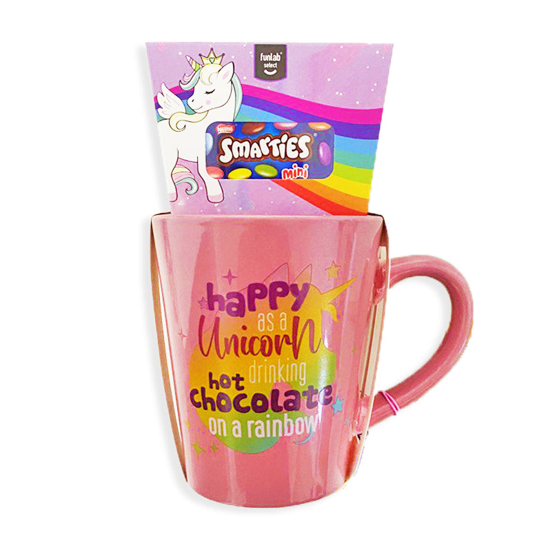 Funlab Tazza Unicorno con Bevanda Smarties